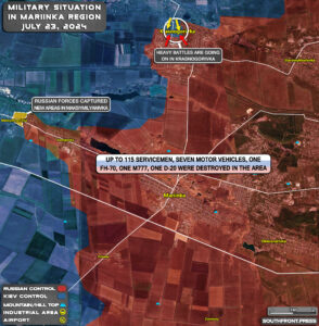 Military Situation On Ukrainian Frontlines On July 23, 2024 (Maps Update)