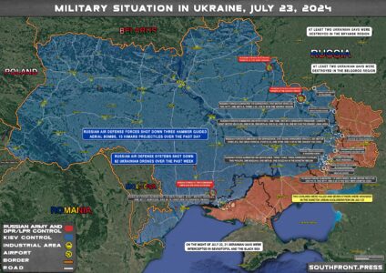 Military Situation On Ukrainian Frontlines On July 23, 2024 (Maps Update)