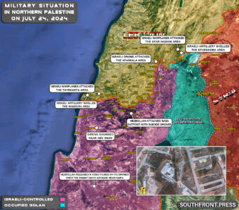 Military Situation In Palestine On July 24, 2024 (Map Update)