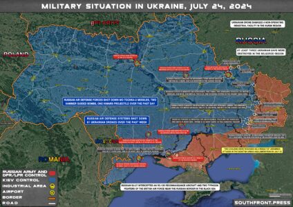 Military Situation On Ukrainian Frontlines On July 24, 2024 (Maps Update)