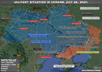 Military Situation On Ukrainian Frontlines On July 25, 2024 (Maps Update)