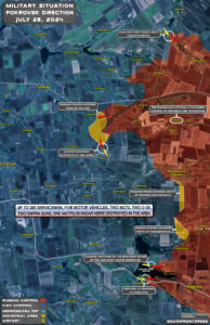 Military Situation On Ukrainian Frontlines On July 28, 2024 (Maps Update)