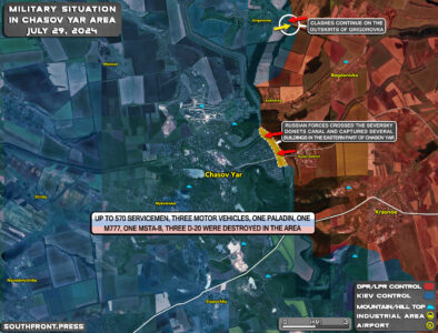 Military Situation On Ukrainian Frontlines On July 29, 2024 (Maps Update)