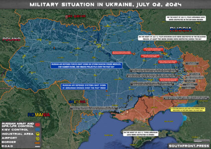 Military Situation On Ukrainian Frontlines On July 2, 2024 (Maps Update)