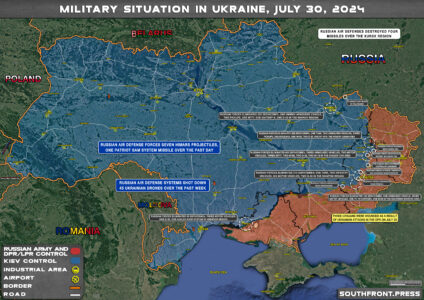 Military Situation On Ukrainian Frontlines On July 30, 2024 (Maps Update)