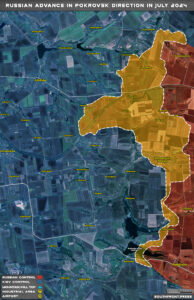 Russian Advance In Pokrovsk Direction In July 2024