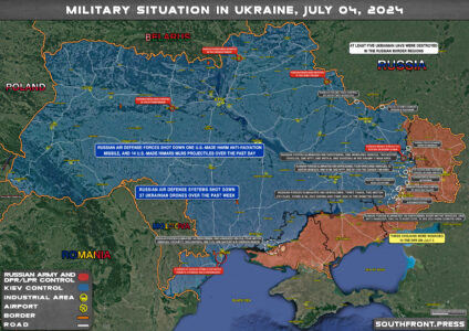 Military Situation On Ukrainian Frontlines On July 4, 2024 (Maps Update)