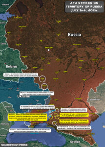 Ukrainian Attacks On Territory Of Russia On July 5-6, 2024 (Map Update)