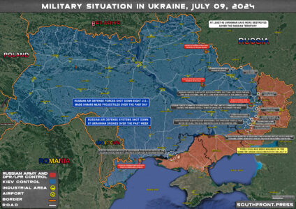 Military Situation On Ukrainian Frontlines On July 9, 2024 (Maps Update)