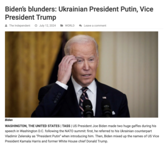 Video: At NATO Summit, Biden Introduces Zelensky As Putin. Gets “His Countries Mixed Up”