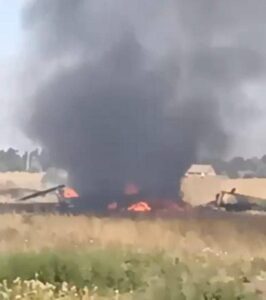 Russian Mi-8 With Wounded Servicemen Shot Down Near Donetsk