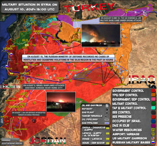 Military Situation In Syria On August 10, 2024 (Map Update)