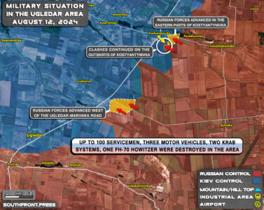 Military Situation On Ukrainian Frontlines On August 12, 2024 (Maps Update)