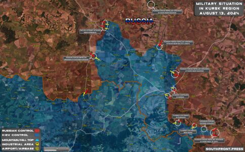 Military Situation In Kursk Region On August 13, 2024 (Map Update)