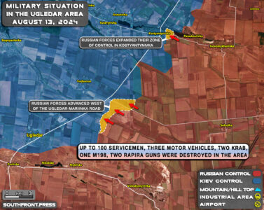 Military Situation On Ukrainian Frontlines On August 13, 2024 (Maps Update)