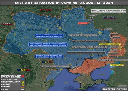 Military Situation On Ukrainian Frontlines On August 13, 2024 (Maps Update)