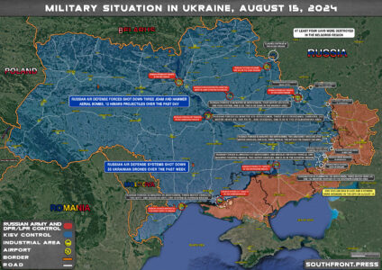 Military Situation On Ukrainian Frontlines On August 15, 2024 (Maps Update)