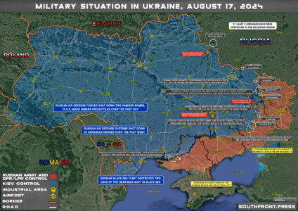 Military Situation On Ukrainian Frontlines On August 17, 2024 (Maps Update)