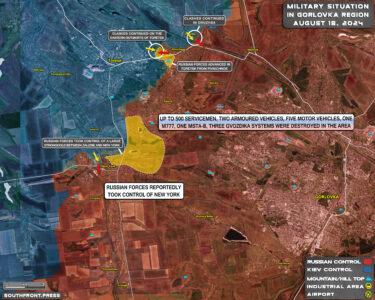 Military Situation On Ukrainian Frontlines On August 18, 2024 (Maps Update)