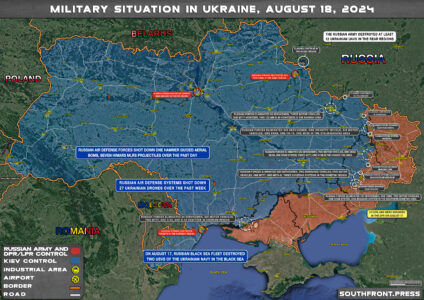 Military Situation On Ukrainian Frontlines On August 18, 2024 (Maps Update)