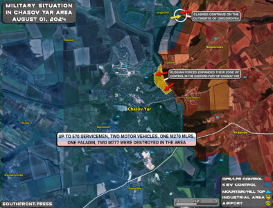 Military Situation On Ukrainian Frontlines On August 1, 2024 (Maps Update)