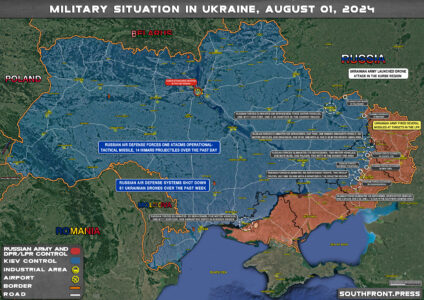 Military Situation On Ukrainian Frontlines On August 1, 2024 (Maps Update)