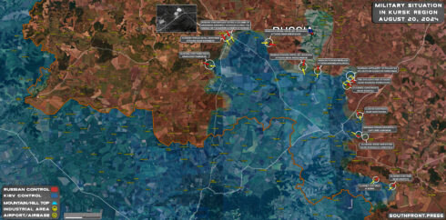 Military Situation In Russian Kursk Region On August 20, 2024 (Map Update)