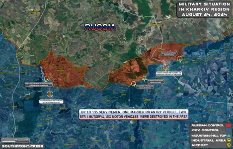 Military Situation On Ukrainian Frontlines On August 24, 2024 (Map Update)