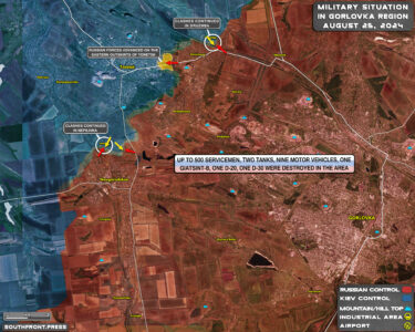 Military Situation On Ukrainian Frontlines On August 25, 2024 (Map Update)