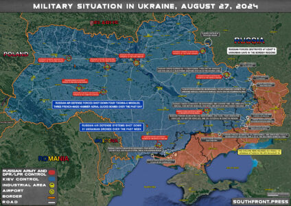 Military Situation On Ukrainian Frontlines On August 27, 2024 (Map Update)