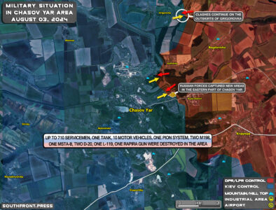 Military Situation On Ukrainian Frontlines On August 3, 2024 (Maps Update)