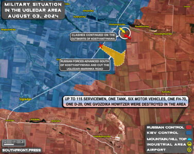 Military Situation On Ukrainian Frontlines On August 3, 2024 (Maps Update)