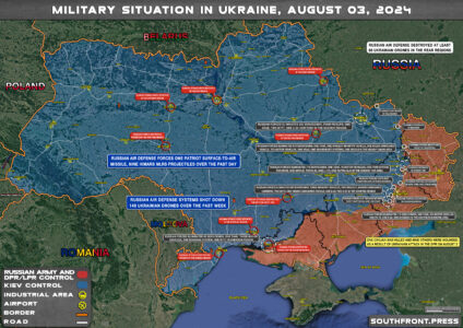 Military Situation On Ukrainian Frontlines On August 3, 2024 (Maps Update)