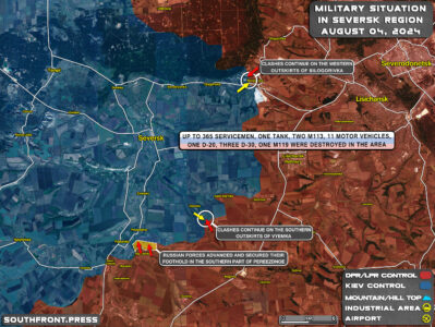 Military Situation On Ukrainian Frontlines On August 4, 2024 (Maps Update)