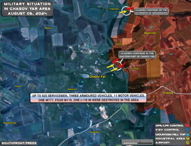 Military Situation On Ukrainian Frontlines On August 5, 2024 (Maps Update)