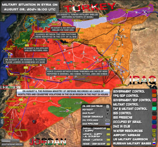 Military Situation In Syria On August 8, 2024 (Map Update)