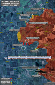 Military Situation On Ukrainian Frontlines On August 8, 2024 (Maps Update)