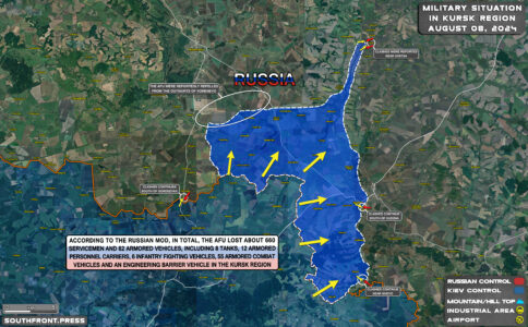 Military Situation In Kursk Region On August 8, 2024 (Map Update)