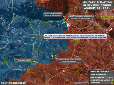 Military Situation On Ukrainian Frontlines On August 8, 2024 (Maps Update)