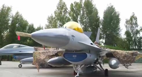 Zelensky Presented First F-16 In Ukraine