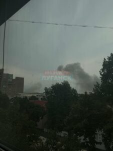 Lugansk Came Under Massive Missile Attack