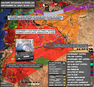 Military Situation In Syria On September 12, 2024 (Map Update)