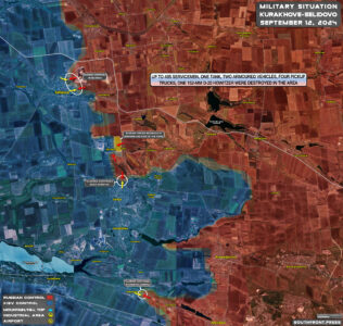 Military Situation In Russian Kursk Region And On Ukrainian Frontlines On September 12, 2024 (Maps Update)