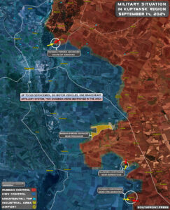 Military Situation In Russian Kursk Region And On Ukrainian Frontlines On September 14, 2024 (Maps Update)