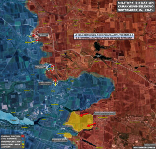 Military Situation In Russian Kursk Region And On Ukrainian Frontlines On September 15, 2024 (Maps Update)