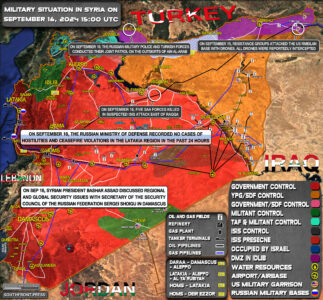 Military Situation In Syria On September 16, 2024 (Map Update)