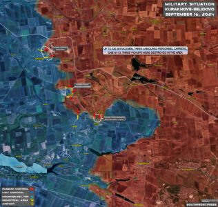 Military Situation In Russian Kursk Region And On Ukrainian Frontlines On September 16, 2024 (Maps Update)