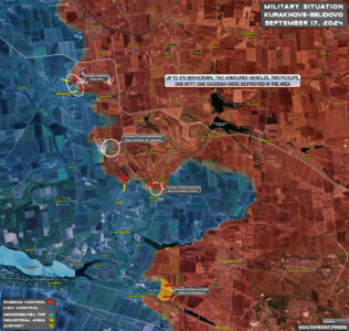 Military Situation In Russian Kursk Region And On Ukrainian Frontlines On September 17, 2024 (Maps Update)