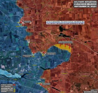 Military Situation In Russian Kursk Region And On Ukrainian Frontlines On September 19, 2024 (Maps Update)