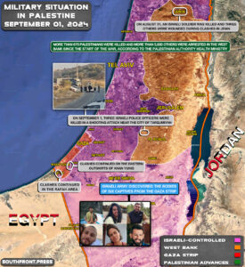 Military Situation In Palestine On September 1, 2024 (Map Update)